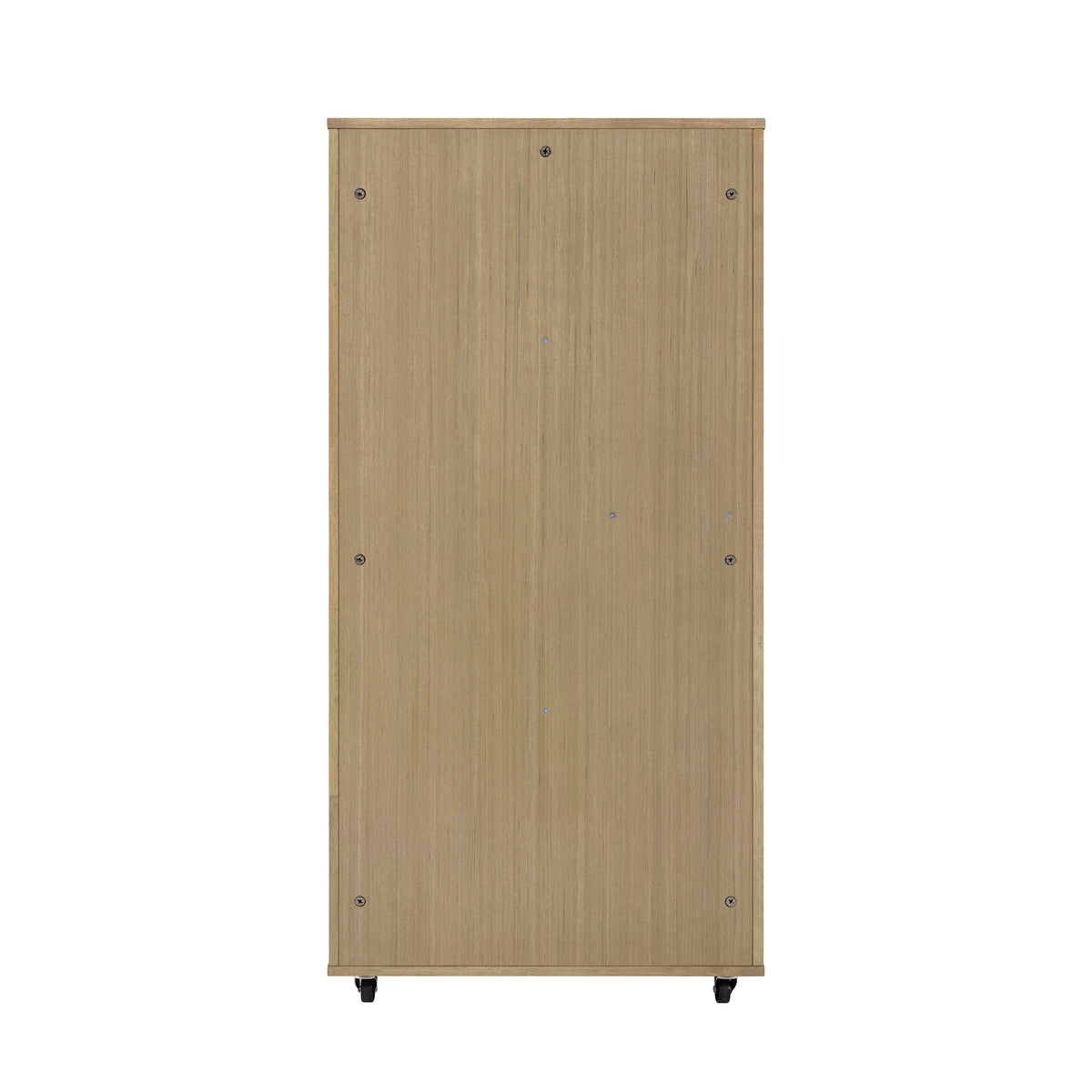 Rubber Wood Cat Cabinet with Wheels for Cats – view 12