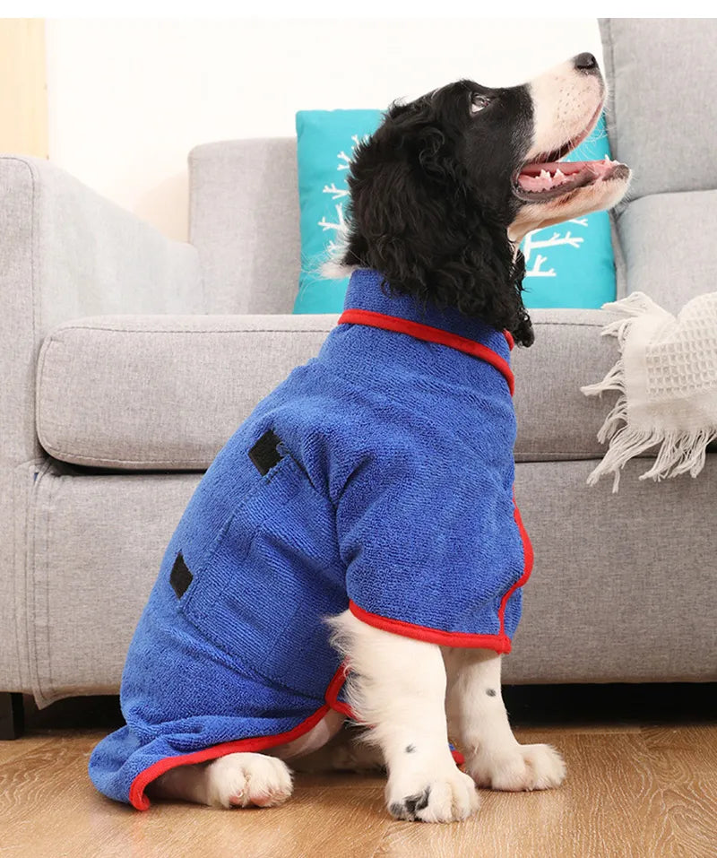 Comfortable Dog Bathrobe – view 7