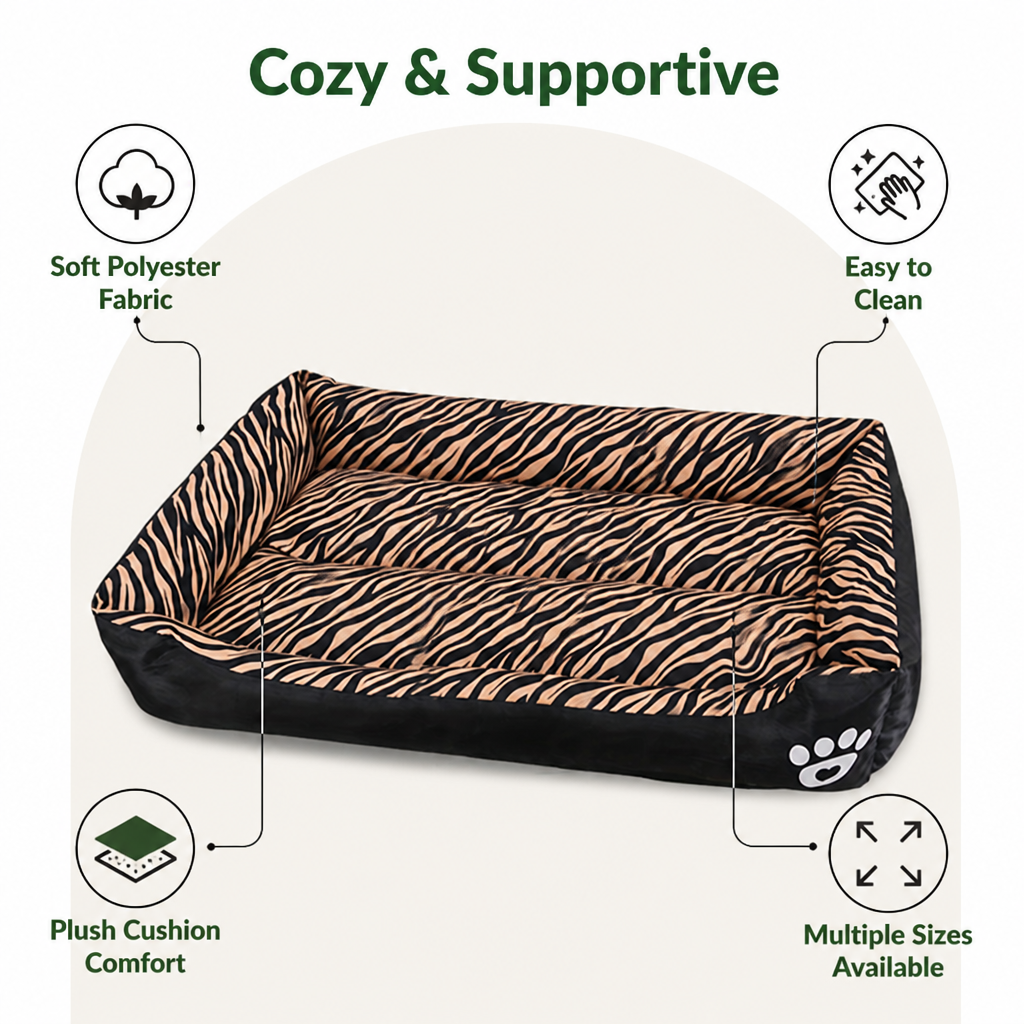 Petmarlow Cozy Plush & Washable Dog Bed – view 14