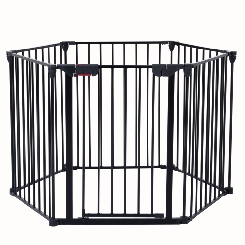 150" Adjustable Safety Gate 6 Panels Play Yard – view 7