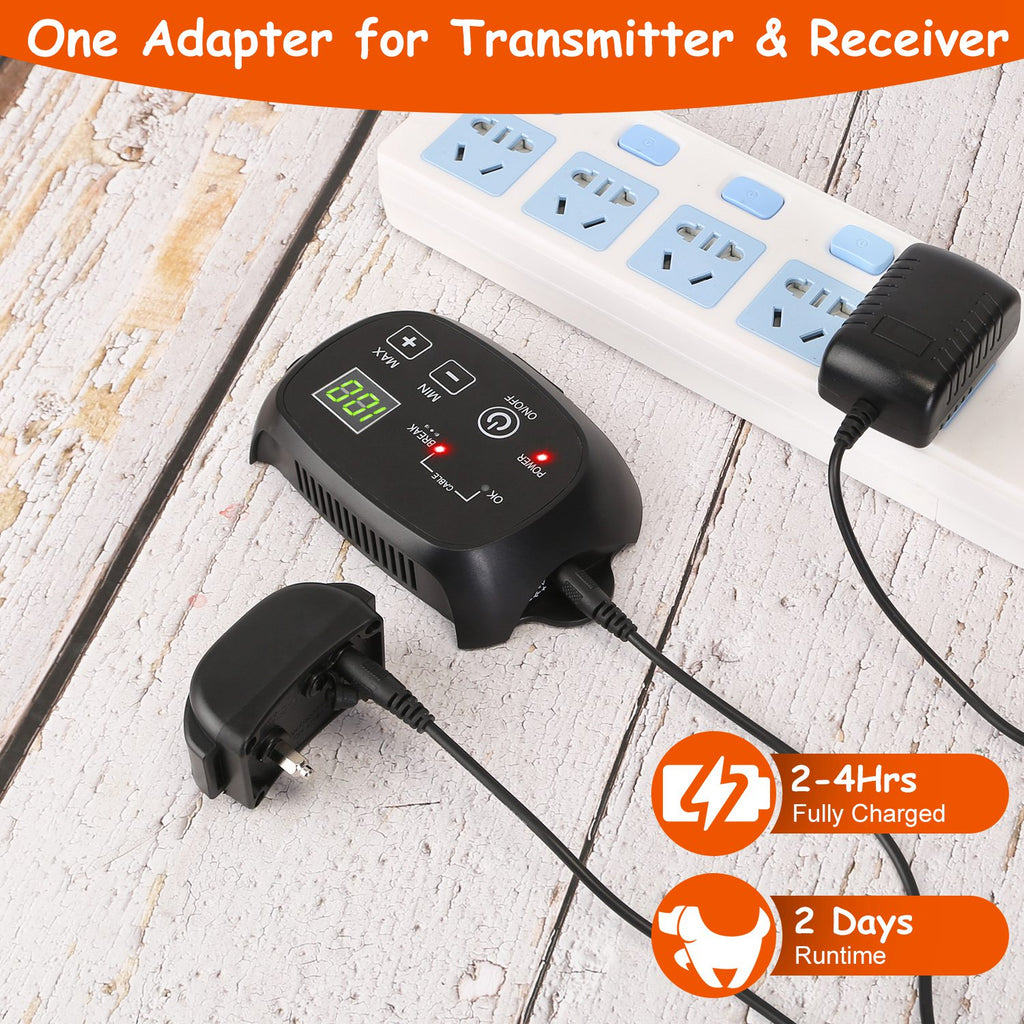 Dog Fence System with Adjustable Levels and Waterproof Receiver – view 7