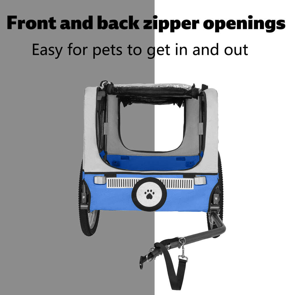 Large Folding Bike Trailer for Dogs - All-Terrain Design – view 10