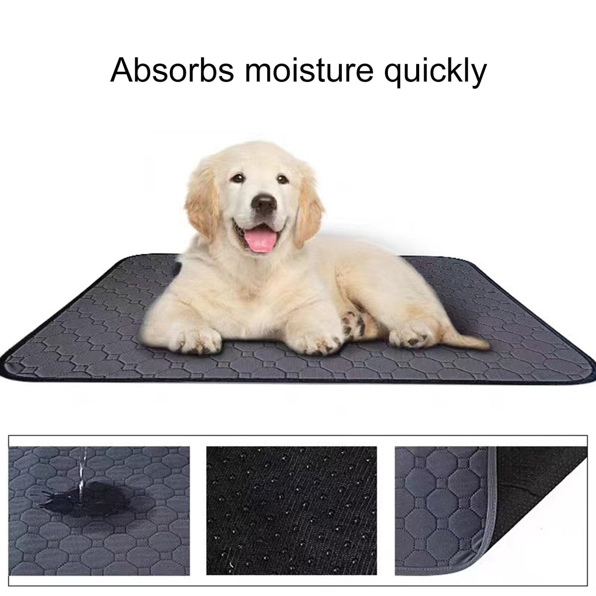 Dog Pee Pad Blanket Reusable Absorbent Diaper Washable – view 15