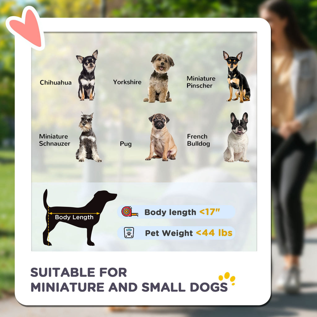 Pet Stroller for Small and Medium Dogs with Adjustable Canopy