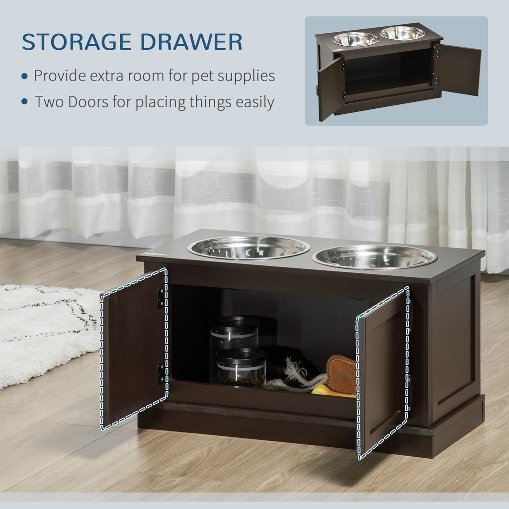 Elevated Dog Bowls with Storage for Large Dogs – view 9