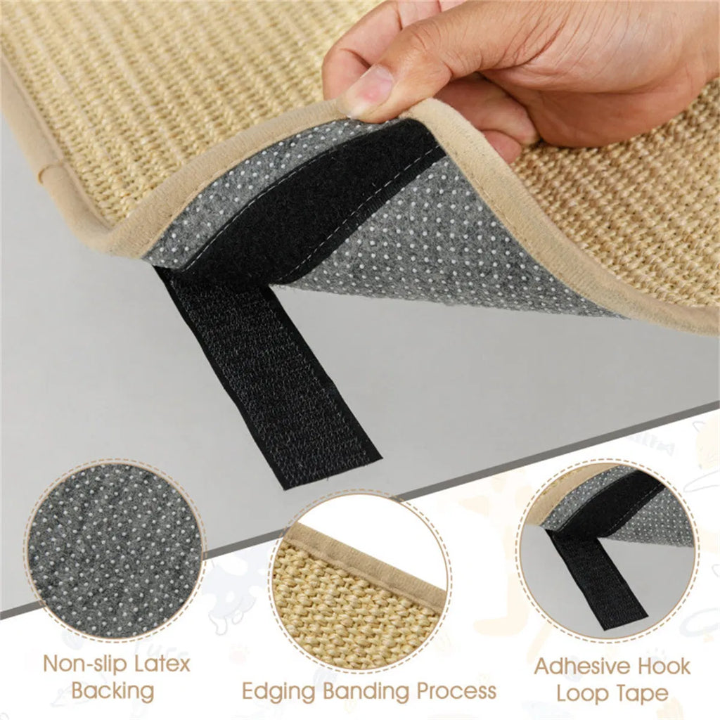 Natural Cat Scratching Mats for Furniture Protection – view 10