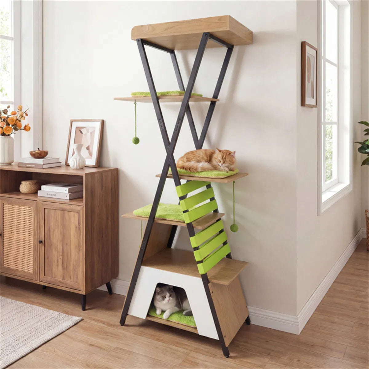 Multi-Level Cat Tree with Condo & Perch for Climbing – view 11