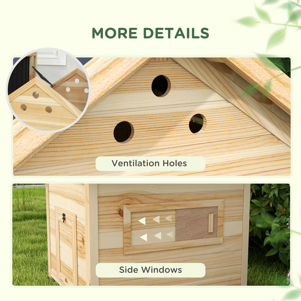 Duck House with Openable Roof & Double Doors for Easy Access – view 9