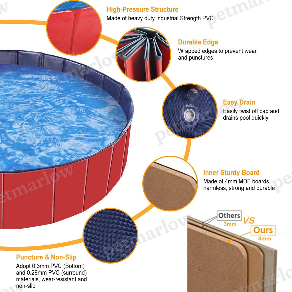 Foldable Pet Swimming Pool for Dogs and Cats – view 5