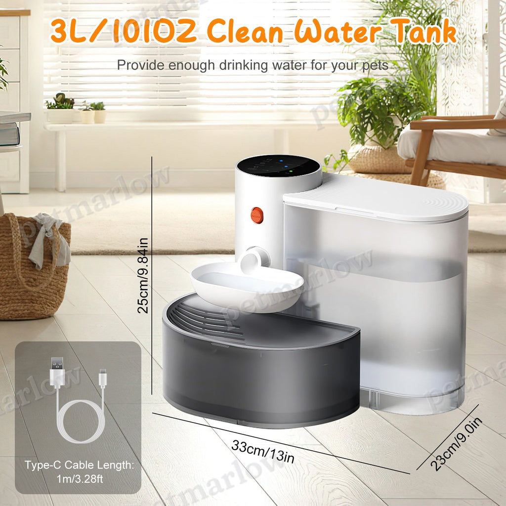 Automatic Smart Pet Water Fountain 3L – view 4