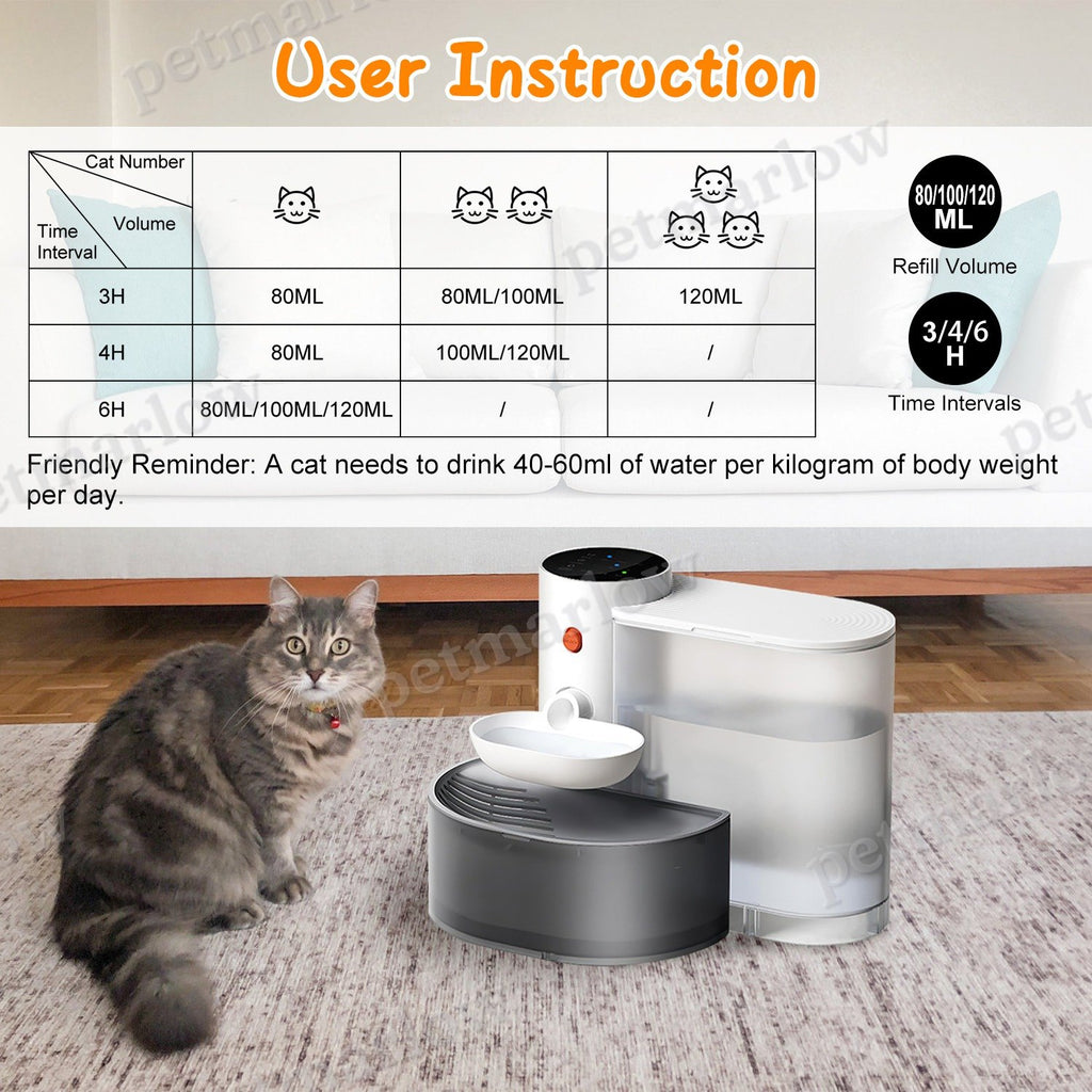 Automatic Smart Pet Water Fountain 3L – view 6