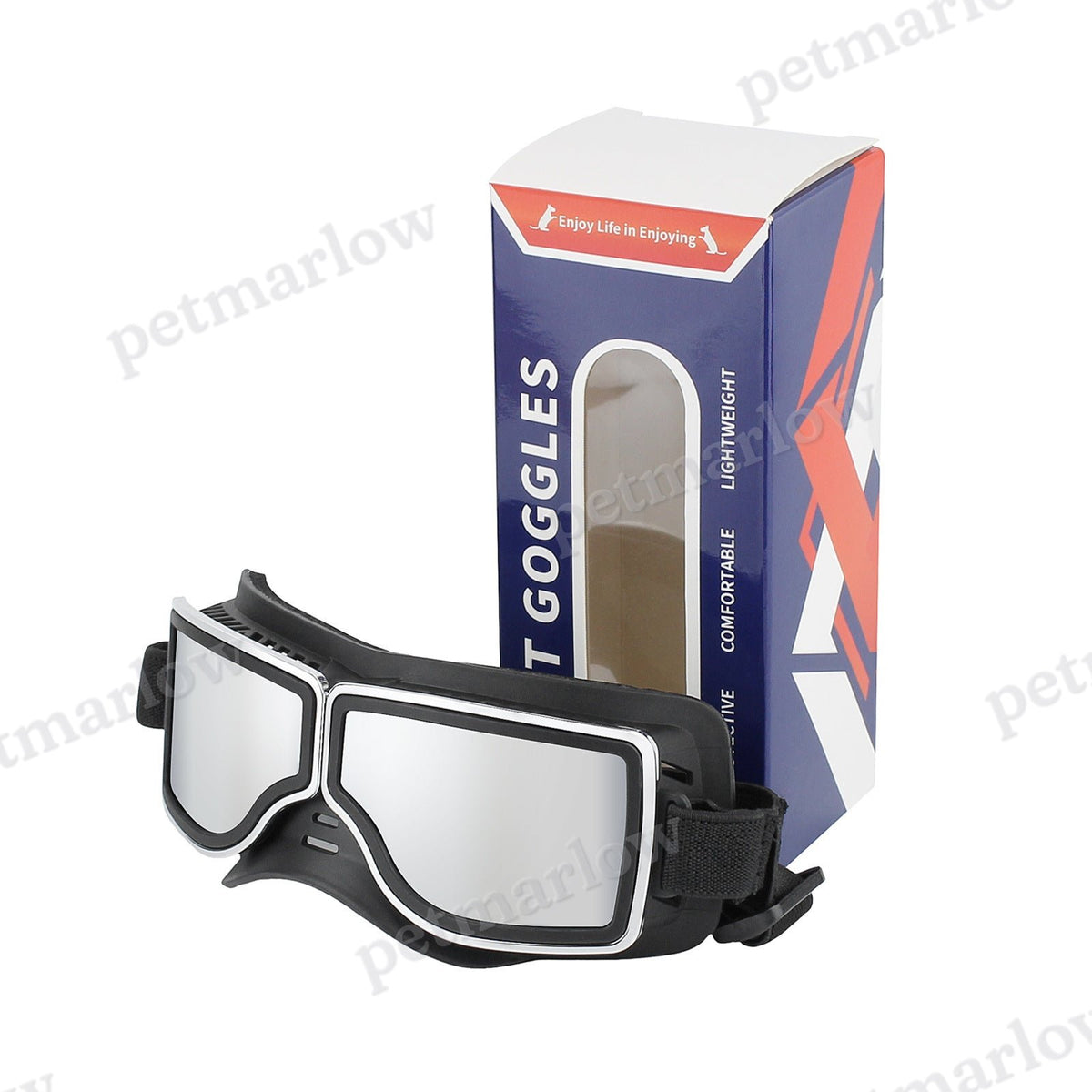 1Set Dog Goggles Medium-Large Dog Sunglasses Anti-dust Windproof Dog Goggles – view 6
