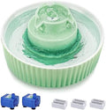 2.1L/71oz Cat Fountain with 3 Carbon Filters and 2 Water Pumps