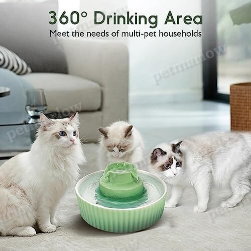 2.1L/71oz Cat Fountain with 3 Carbon Filters and 2 Water Pumps – view 6