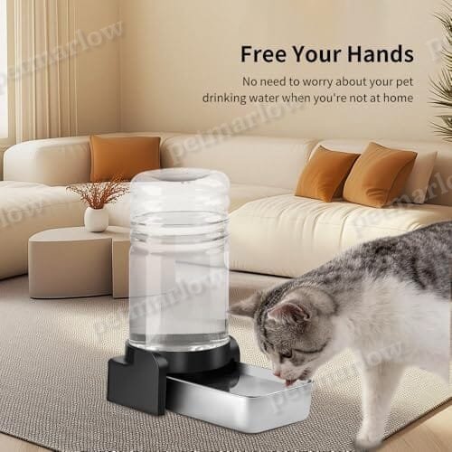 2.3 Gallon Automatic Gravity Pet Bowl for Dogs Medium to Large (3 Filters) – view 3