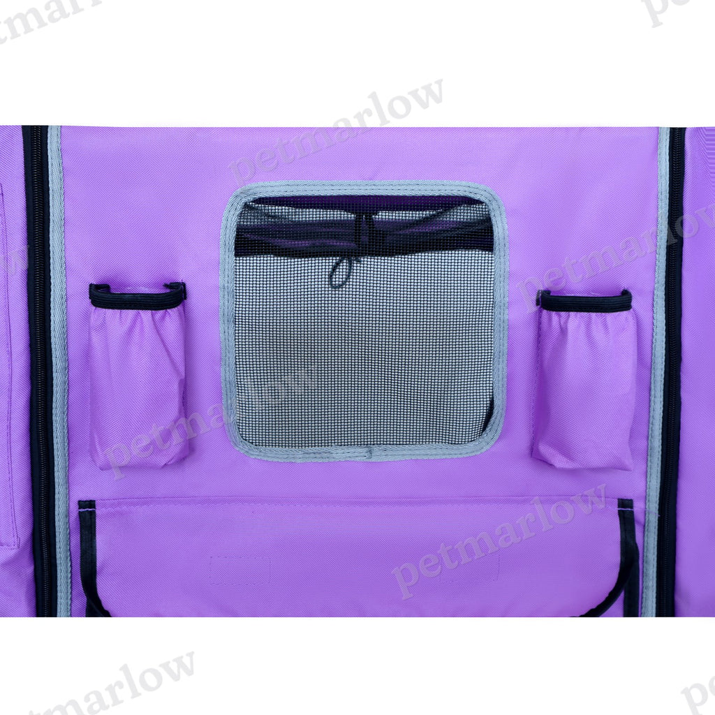 2-in-1 Bike Trailer & Push Cart for Pets – view 3