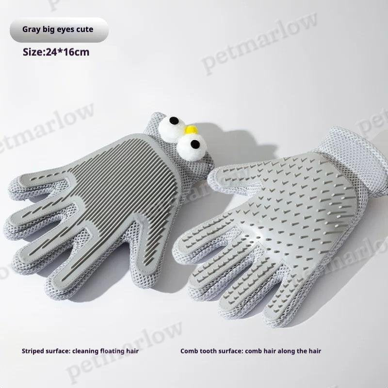 2-in-1 Pet Grooming Gloves for Effortless Grooming – view 6