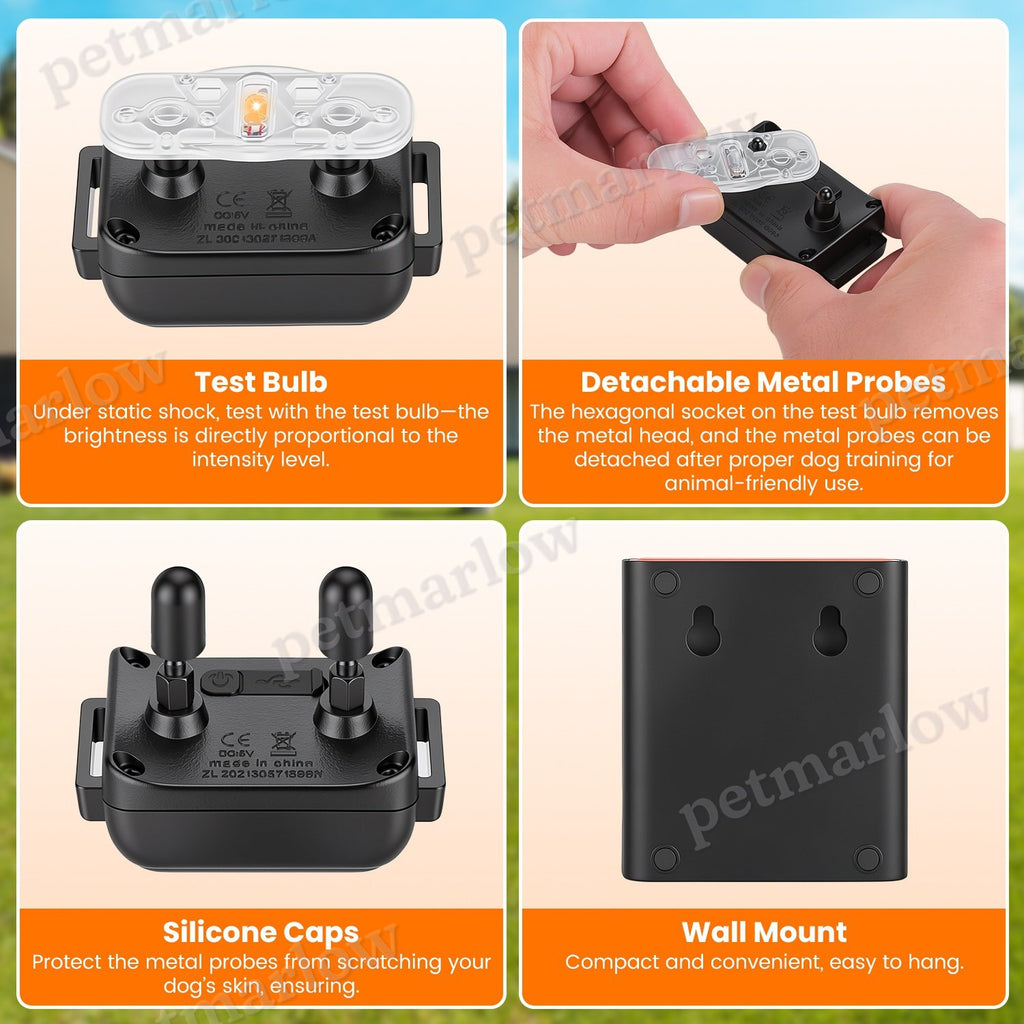 2 In 1 Wireless Dog Fence System with Training Collar – view 3