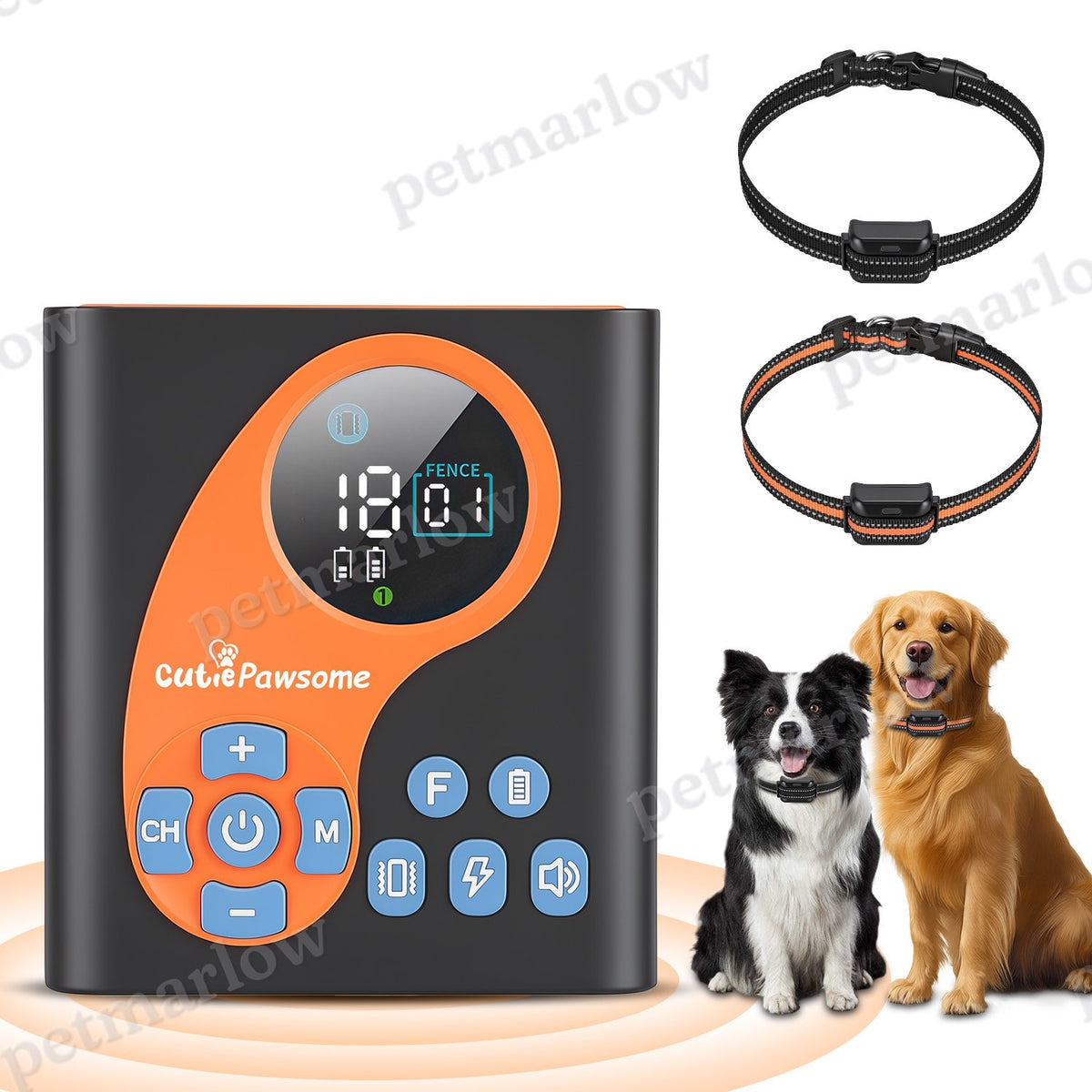 2 In 1 Wireless Dog Fence System with Training Collar – view 6