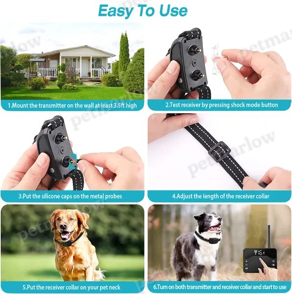 2 In 1 Wireless Electric Dog Fence and Training Collar – view 6