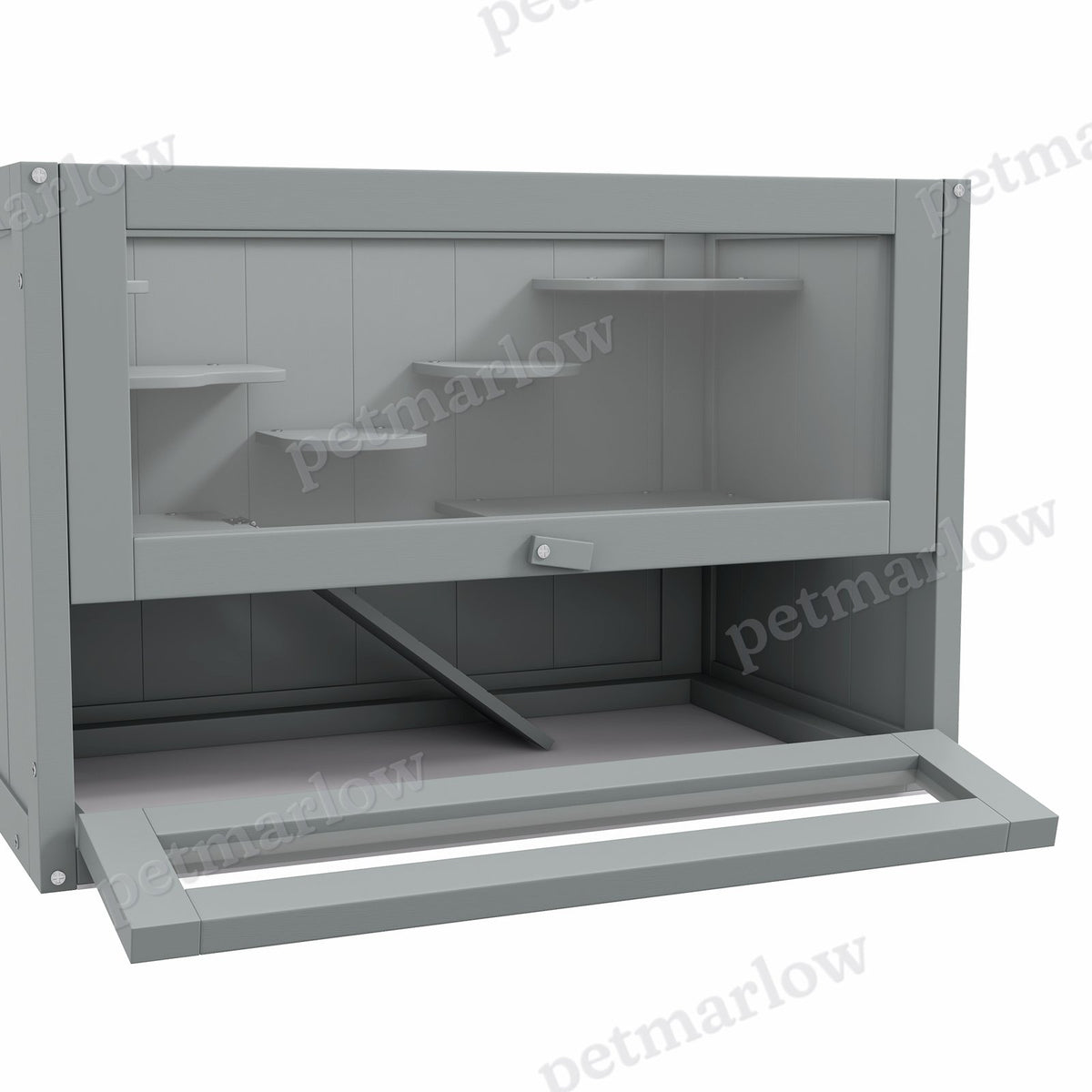 2-Level Hamster Cage with Openable Top and Door – view 4
