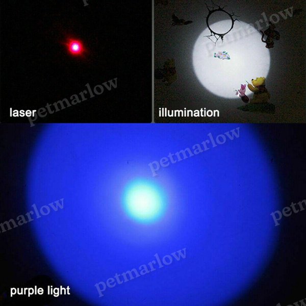 2-Pack 3-in-1 USB Rechargeable Pet Toy Laser Pen – view 5