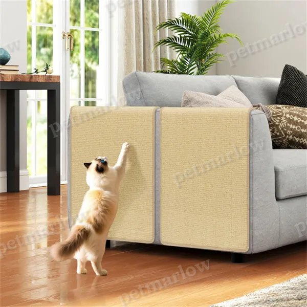 2-Pack 32"x20" Natural Sisal Cat Scratching Mats – view 3