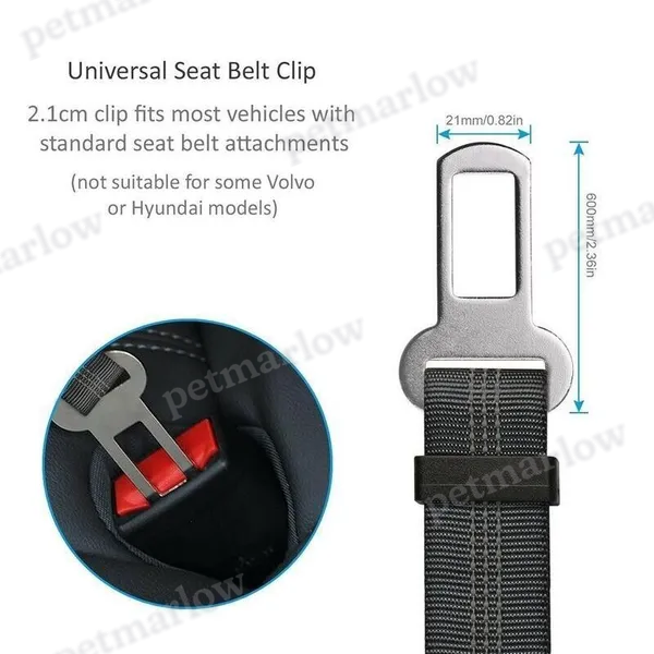 2 Pack Pet Safety Seatbelt Car Harness Lead – view 5