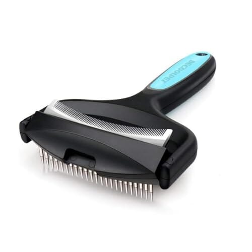 2-Sided Dematting & Deshedding Comb for Pets