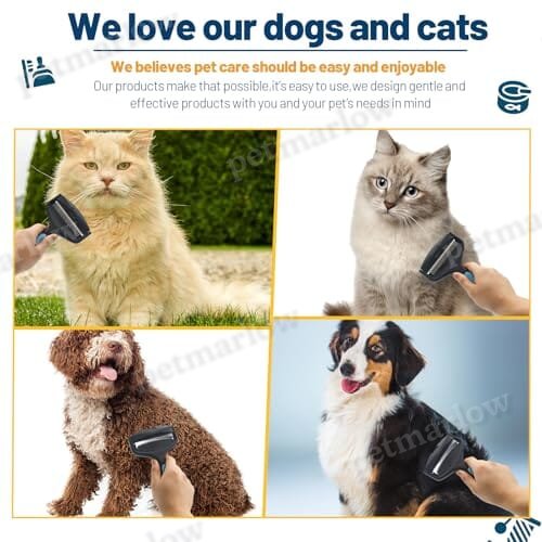 2-Sided Dematting & Deshedding Comb for Pets – view 6