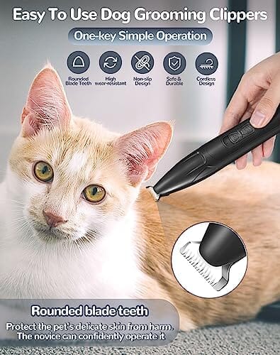 2 Speed Low Noise Cordless Dog Paw Trimmer – view 7