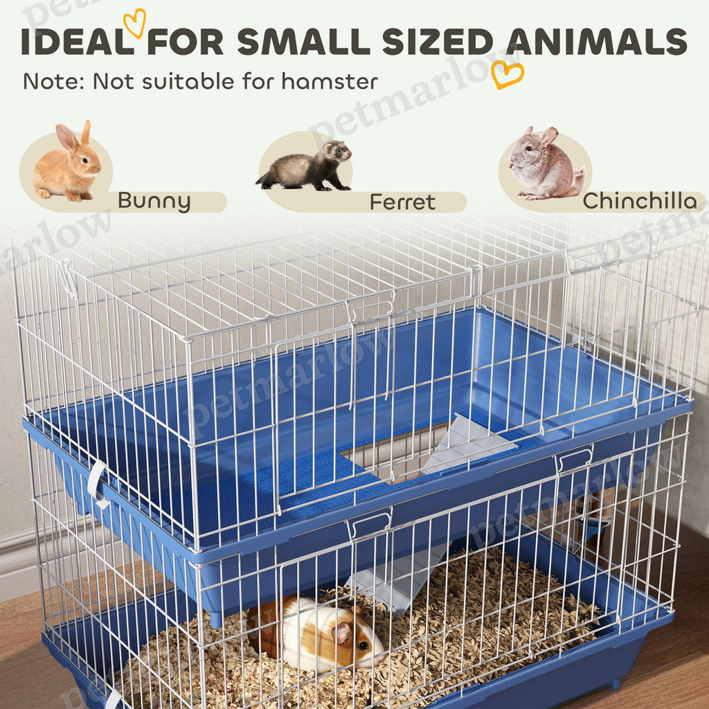2-Tier Small Animal Cage for Guinea Pigs and Ferrets – view 5