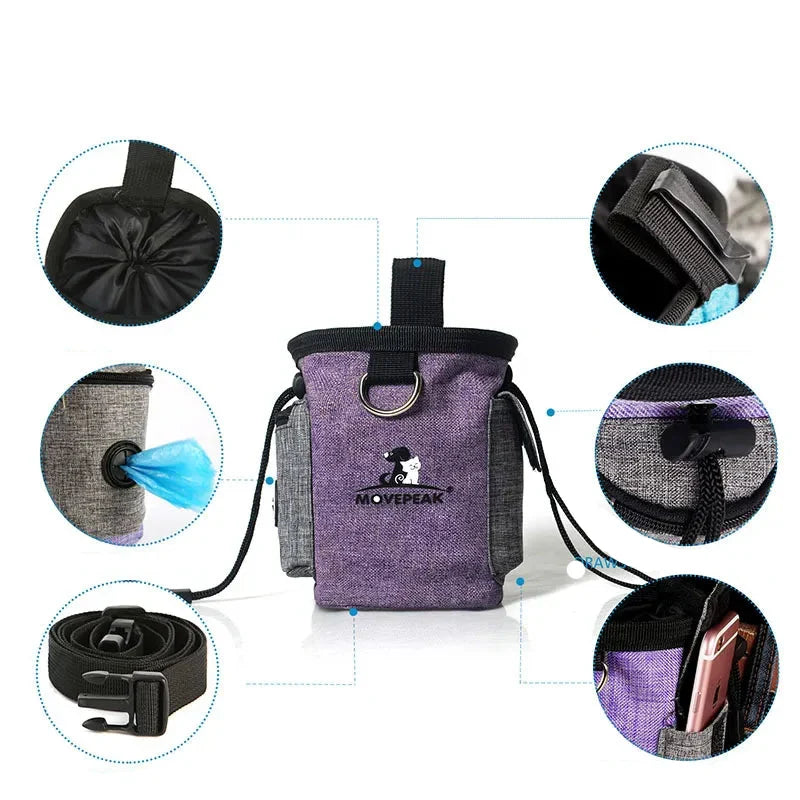 Dog Bag with Collapsible Bowl - Portable Bag for Snacks and Accessories – view 8