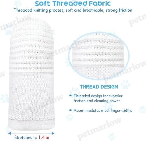 20Pcs Dog Toothbrush Soft Fabric Dog Finger Toothbrush – view 2