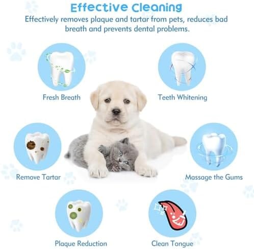 20Pcs Dog Toothbrush Soft Fabric Dog Finger Toothbrush – view 7