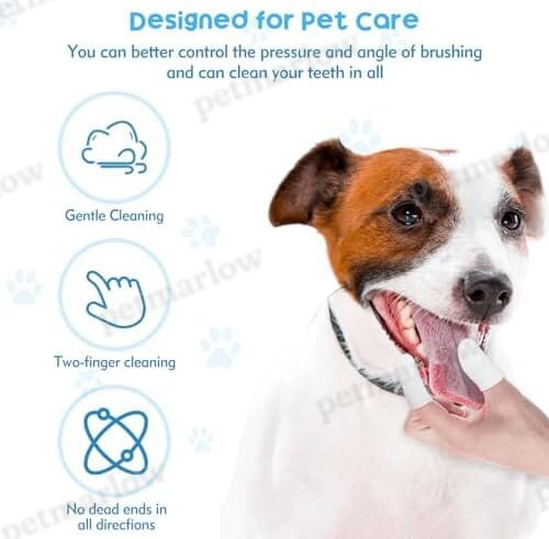 20Pcs Dog Toothbrush Soft Fabric Dog Finger Toothbrush – view 3