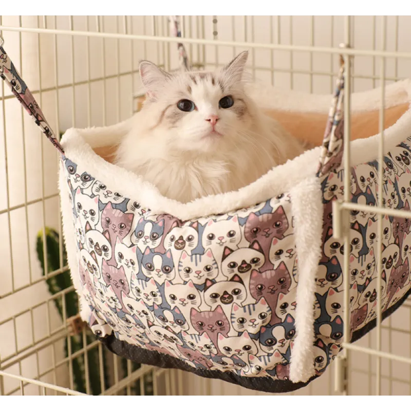 Cat Resting Bed with Cat Pattern – Soft and Comfortable Cat Bed – view 9