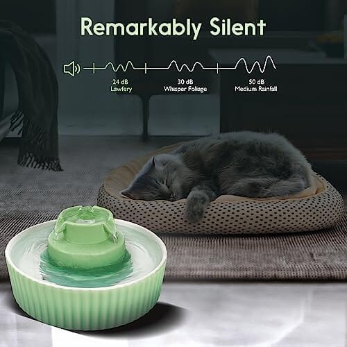 2.1L/71oz Cat Fountain with 3 Carbon Filters and 2 Water Pumps – view 7