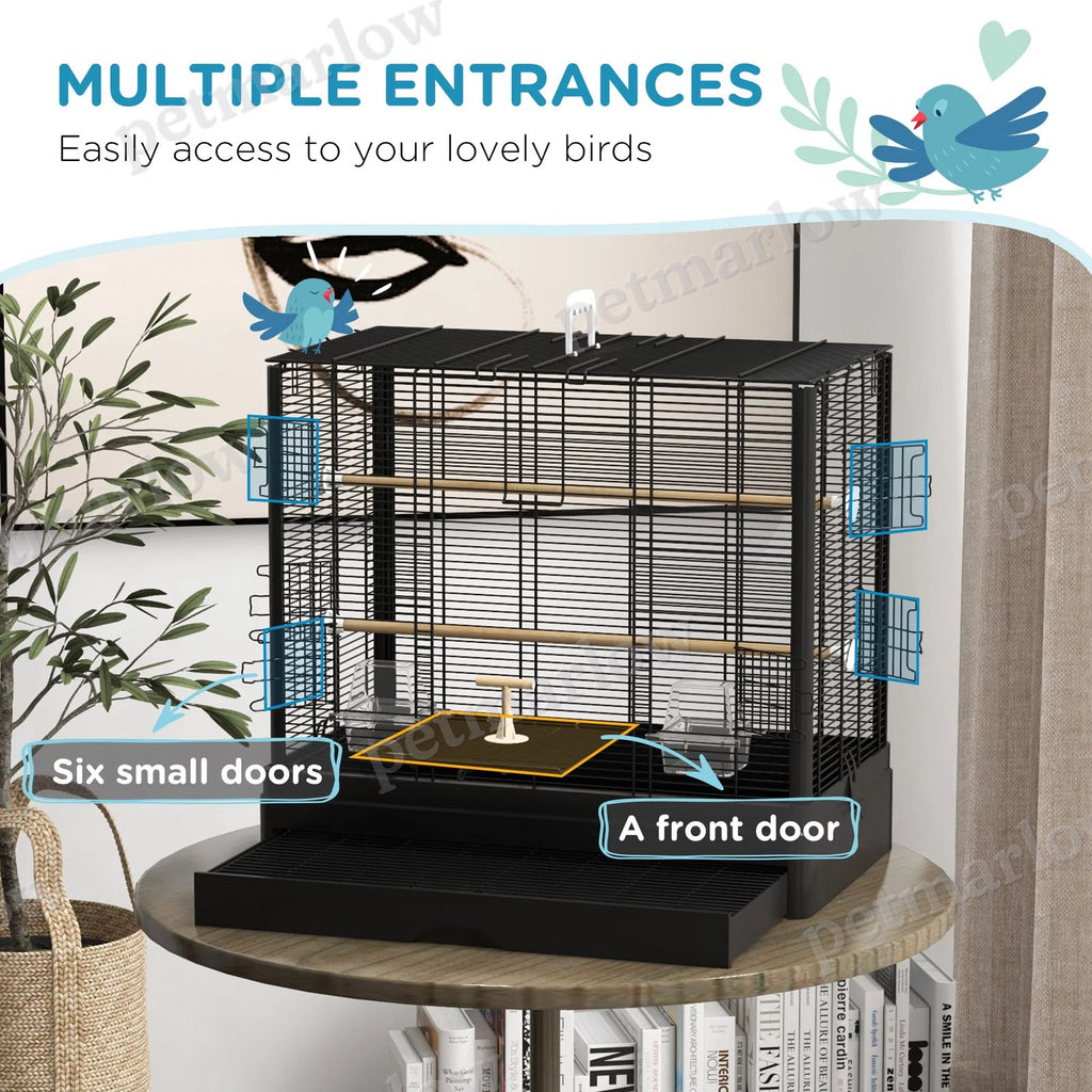 22" Bird Cage for Small Birds with Easy Clean Features – view 5
