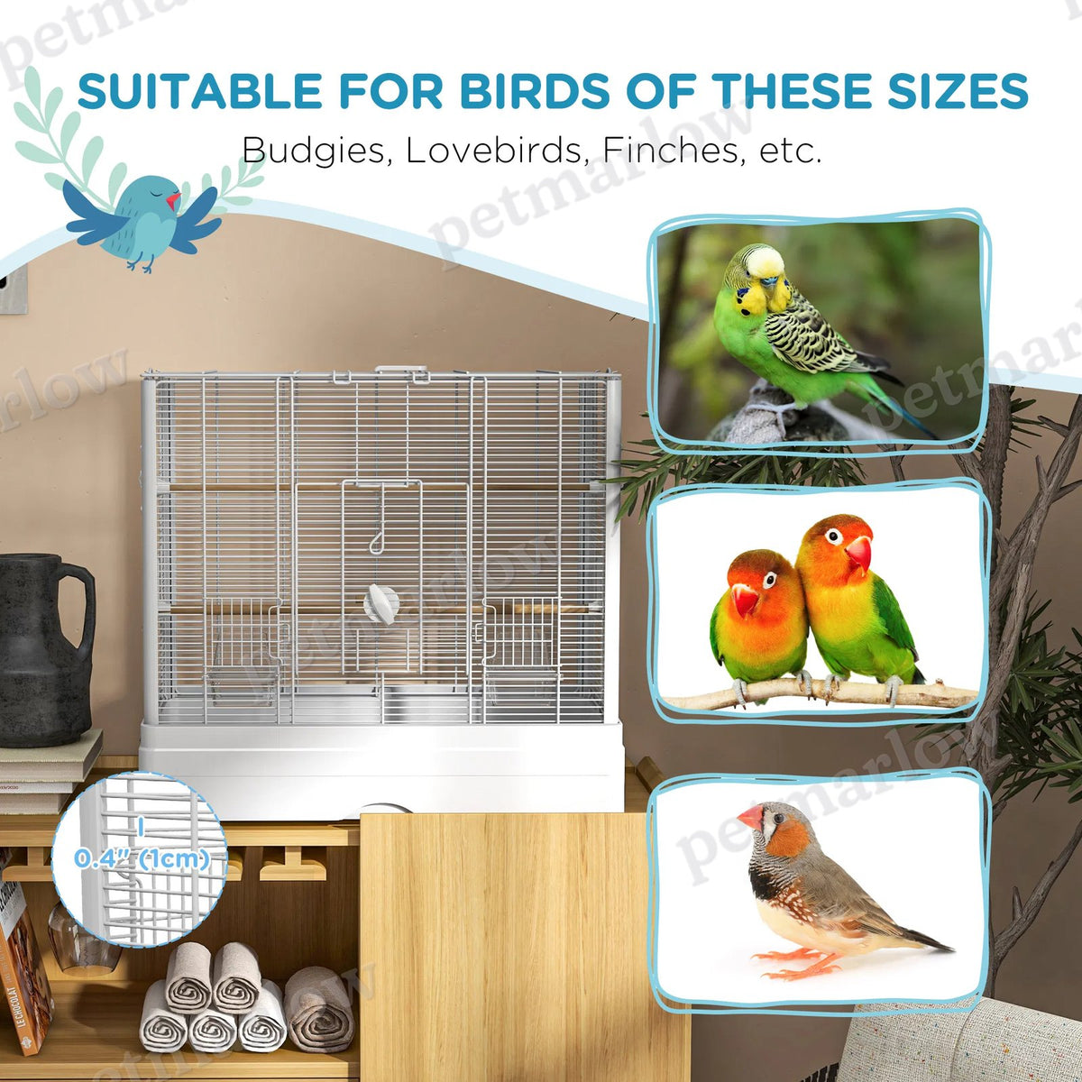 22" Bird Cage for Small Birds with Easy Clean Features – view 6