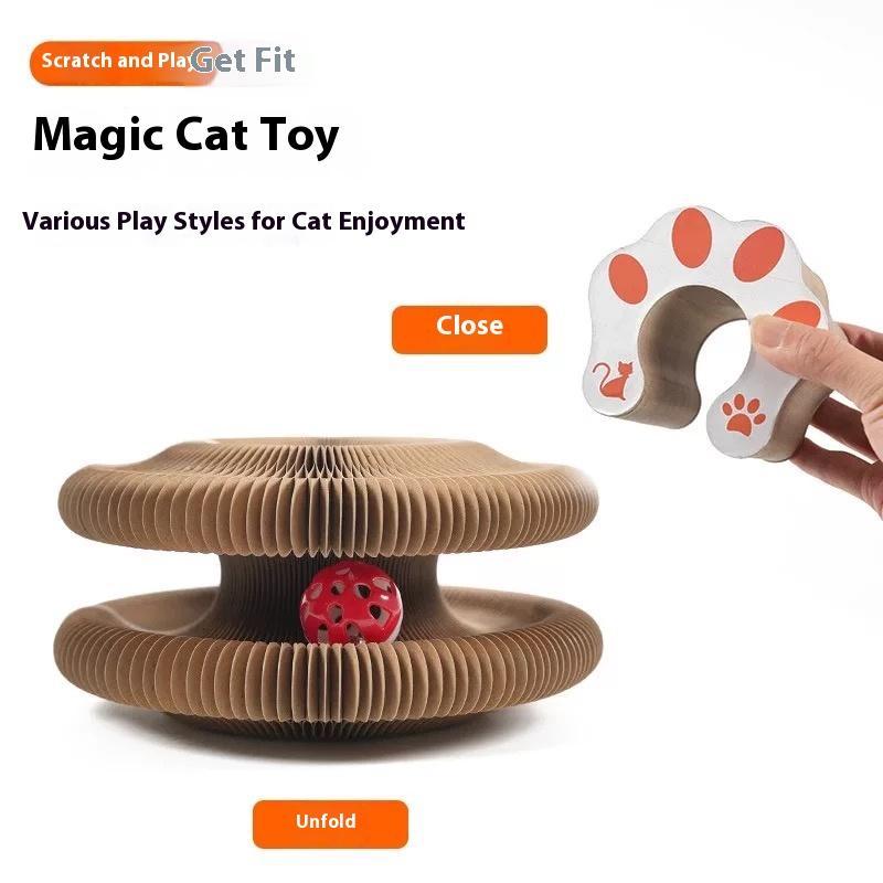 Accordion-style Folding Cat Scratching Post – view 8