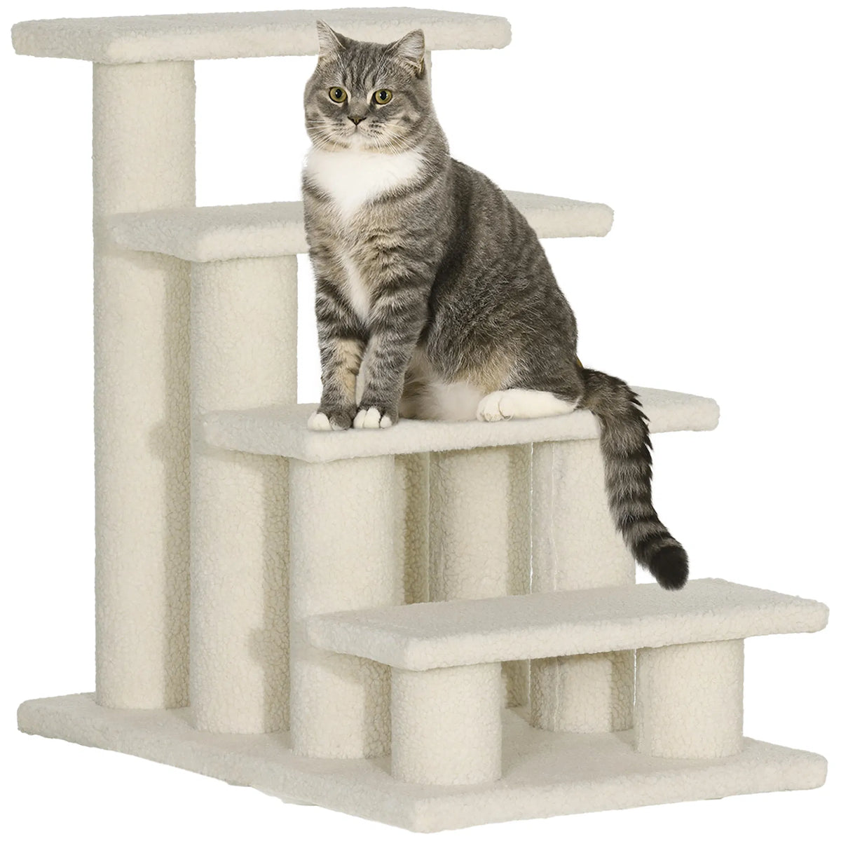 23.5" 4 Tier Pet Stairs