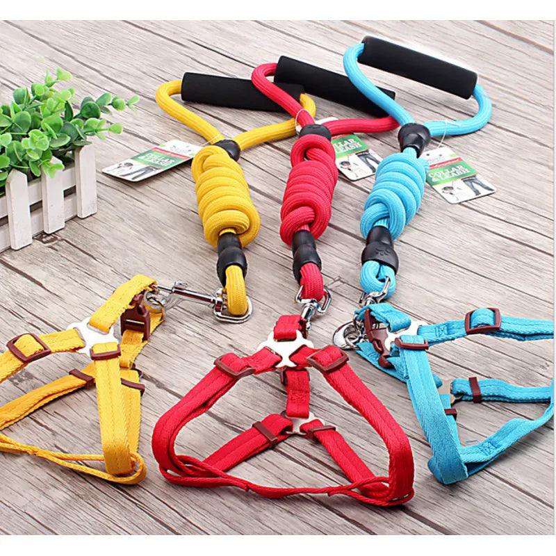 Adjustable Dog Harness with Leash in 5 Colours – view 8