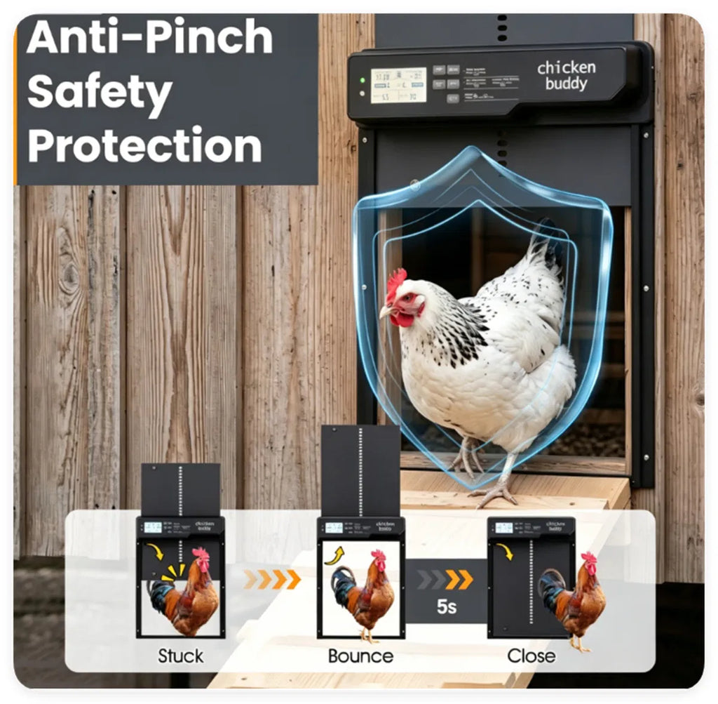 Automatic Chicken Coop Door with Solar Power and 4 Control Modes – view 8