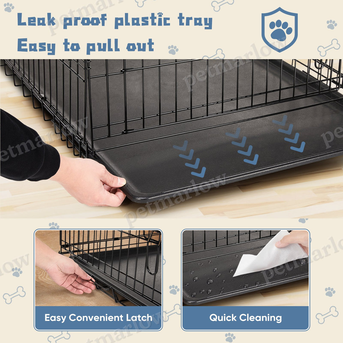 24-30 Inch Single Door Dog Cage – view 4
