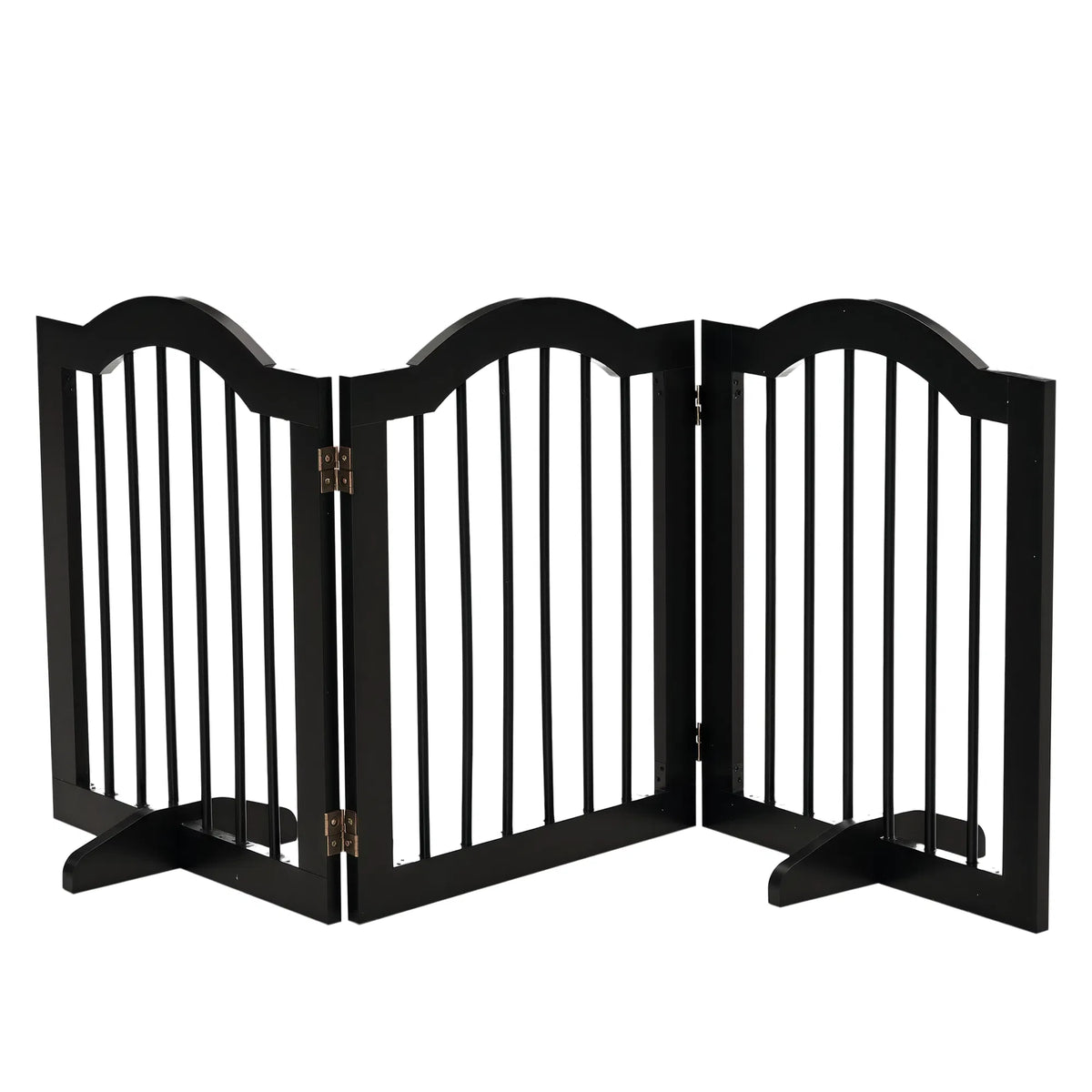 24" Foldable Freestanding Dog Gate for Small Dogs
