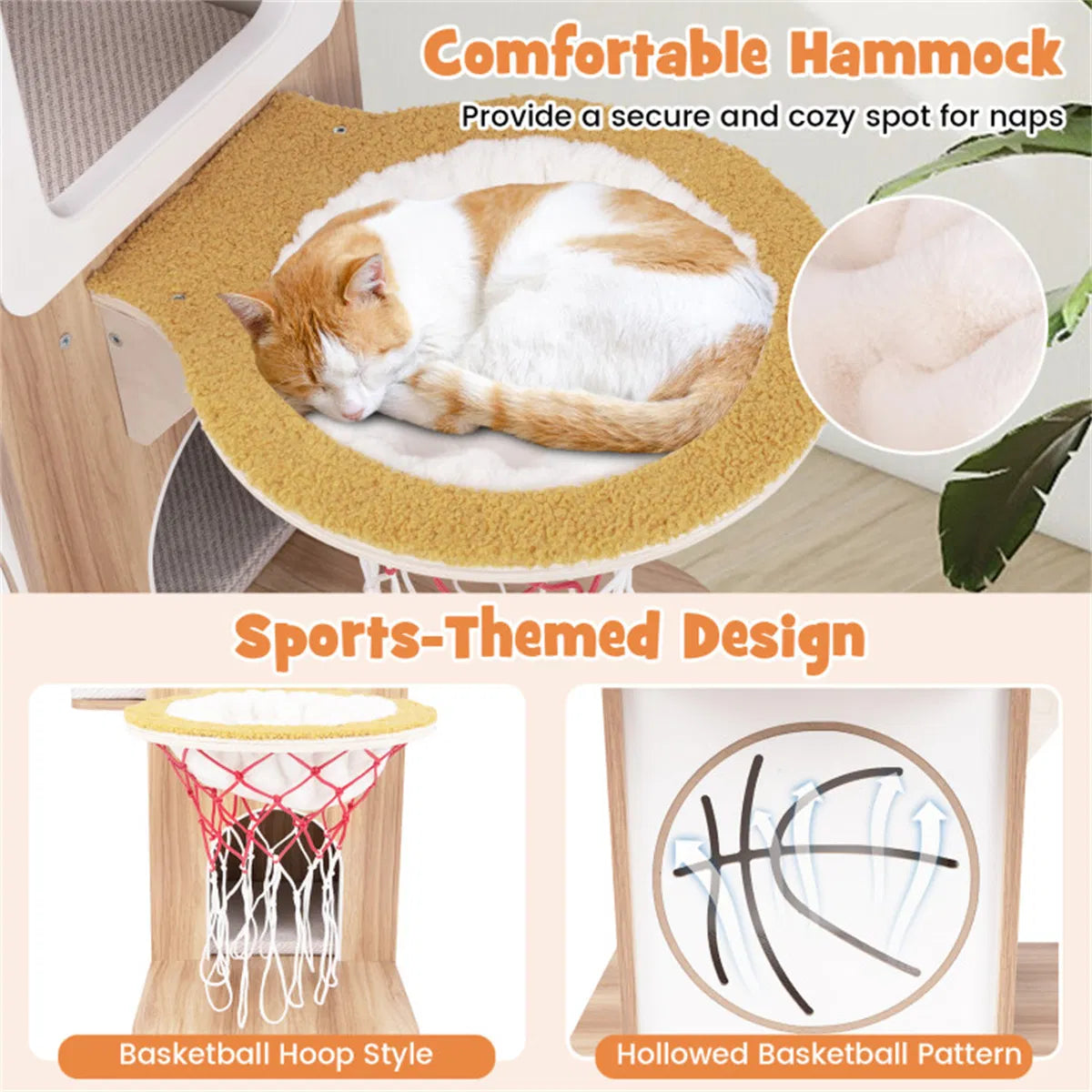 47 Inches Wooden Cat Condo – view 10