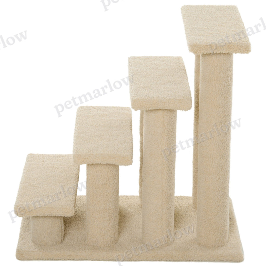 25" 4-Step Multi-Level Carpeted Cat Scratching Post – view 4