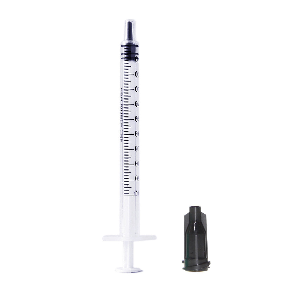 25pcs Luer Slip Tip 1ml Syringes