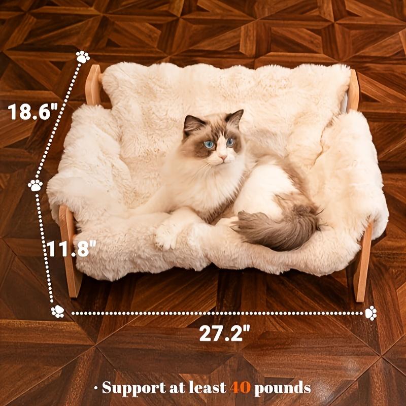 Soft Plush Cat Sofa Bed with Washable Cover – view 11